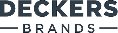 Deckers Brands logo. Deckers Brands logo.