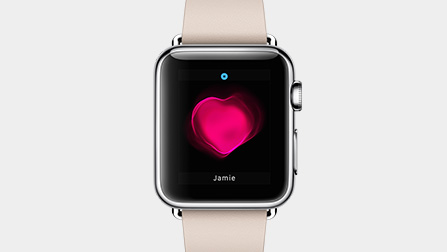 With Apple Watch, you can share something as personal as the beating of your heart.